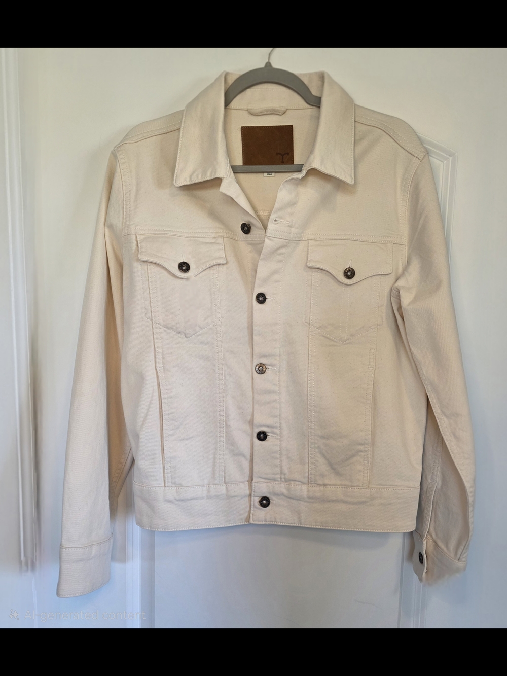 ​🤠 Tecovas "The Austin" Denim Jacket in Natural - Size Small - Picture 2 of 14